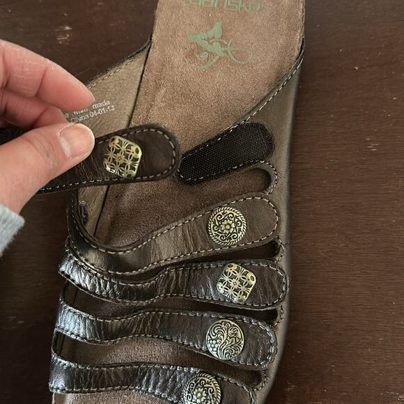 Dansko  | Janie Bronze Metallic Sandals Size 41 - Picture 10 of 10